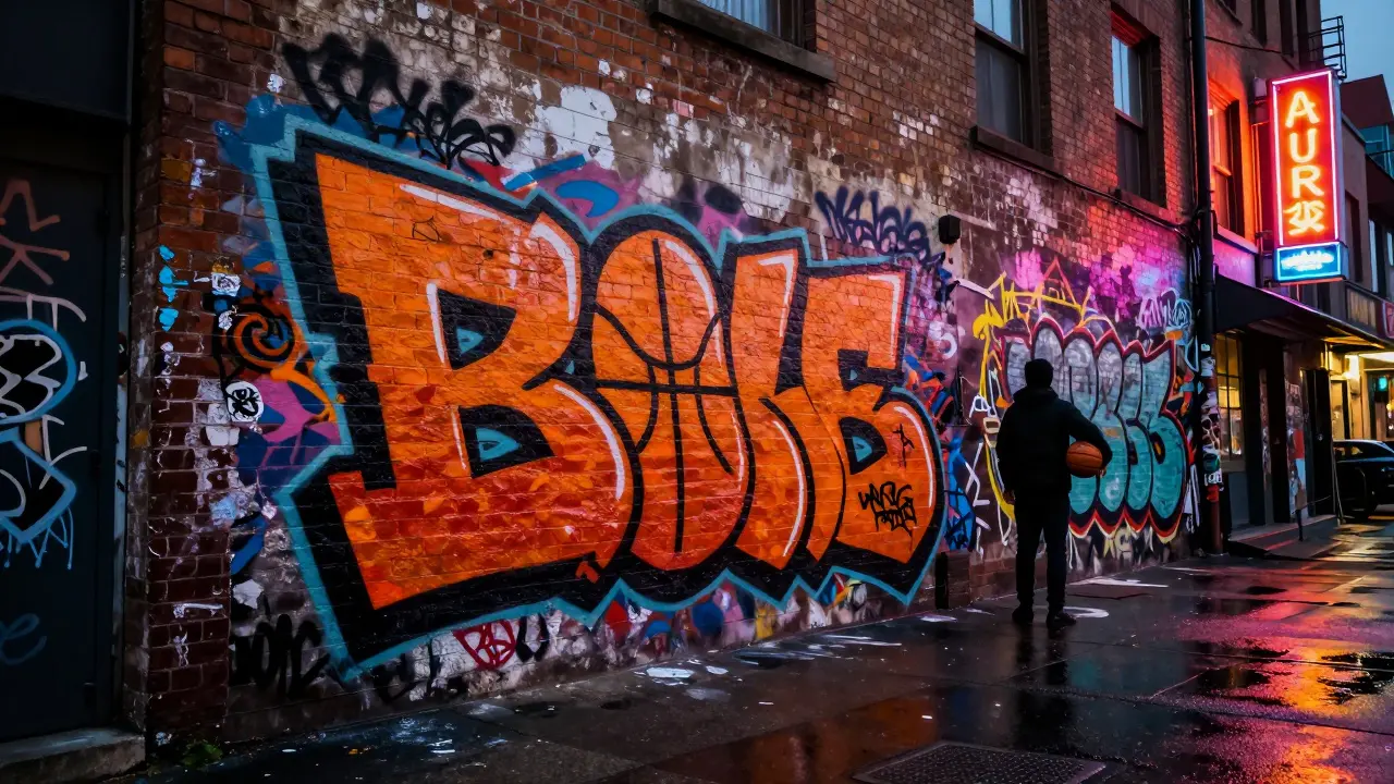 Basketball in der Straßenkunst: Wie Graffiti die NBA-Kultur widerspiegelt